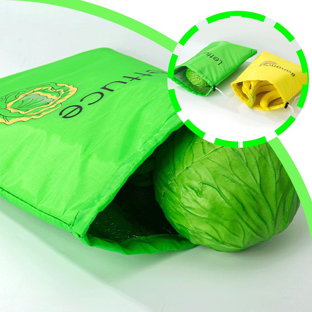 thumbnail image 3 of Wartleves Bolsa de almacenamiento de frutas y verduras de plátano reutilizable con cordón para conservar la frescura, 3 of 7