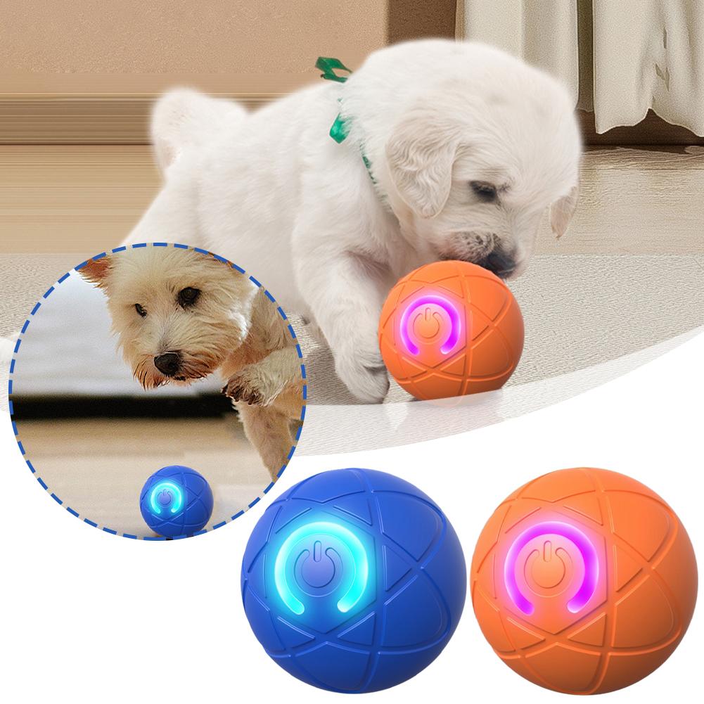 thumbnail image 2 of Wartleves Pelota de juguete inteligente para perros, pelota que rebota y rueda automáticamente, juguete para perros y gatos, 2 of 7