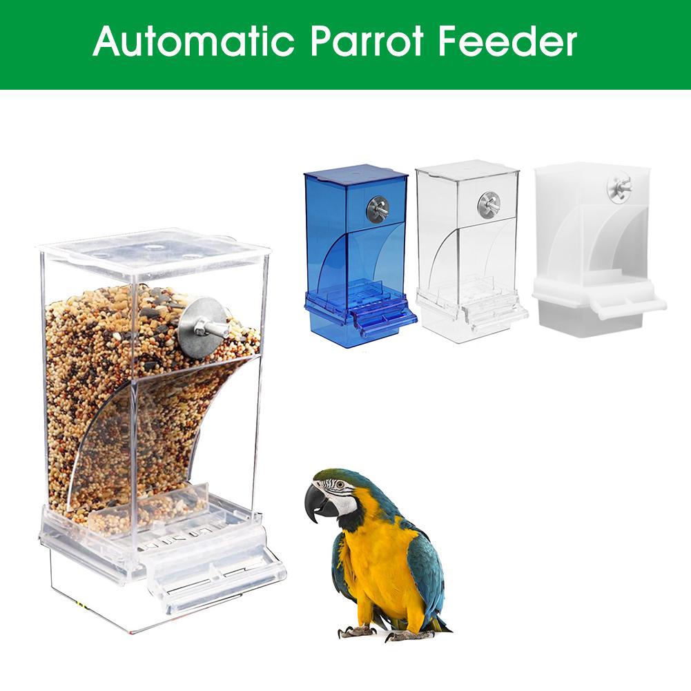 thumbnail image 2 of Wartleves Comedero automático para pájaros, cuenco antimanchas, jaula de alimentación automática para cacatúas O5A1, 2 of 7