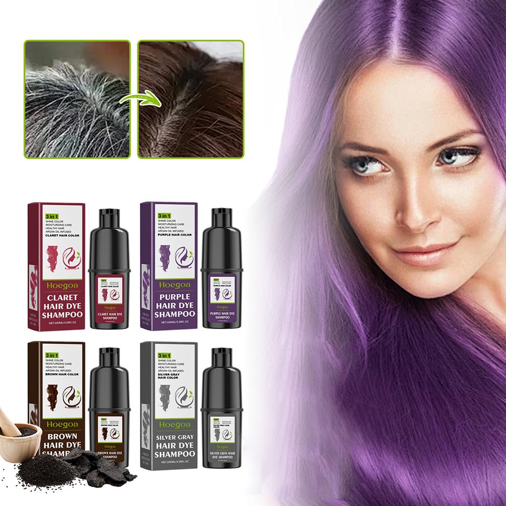 thumbnail image 4 of SGACAI Champú colorante para el cabello Plant Essence Tinte rápido para el cabello 5 minutos Esencia natural N, 4 of 7