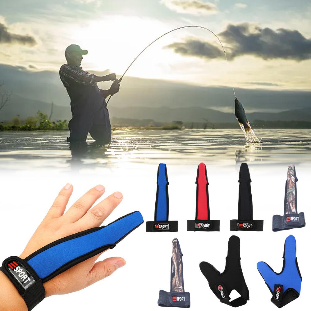thumbnail image 3 of Wartleves Guante de dedo para pesca, surf, casting, antideslizante, palma protectora, talla M, pesca de peces, 3 of 7