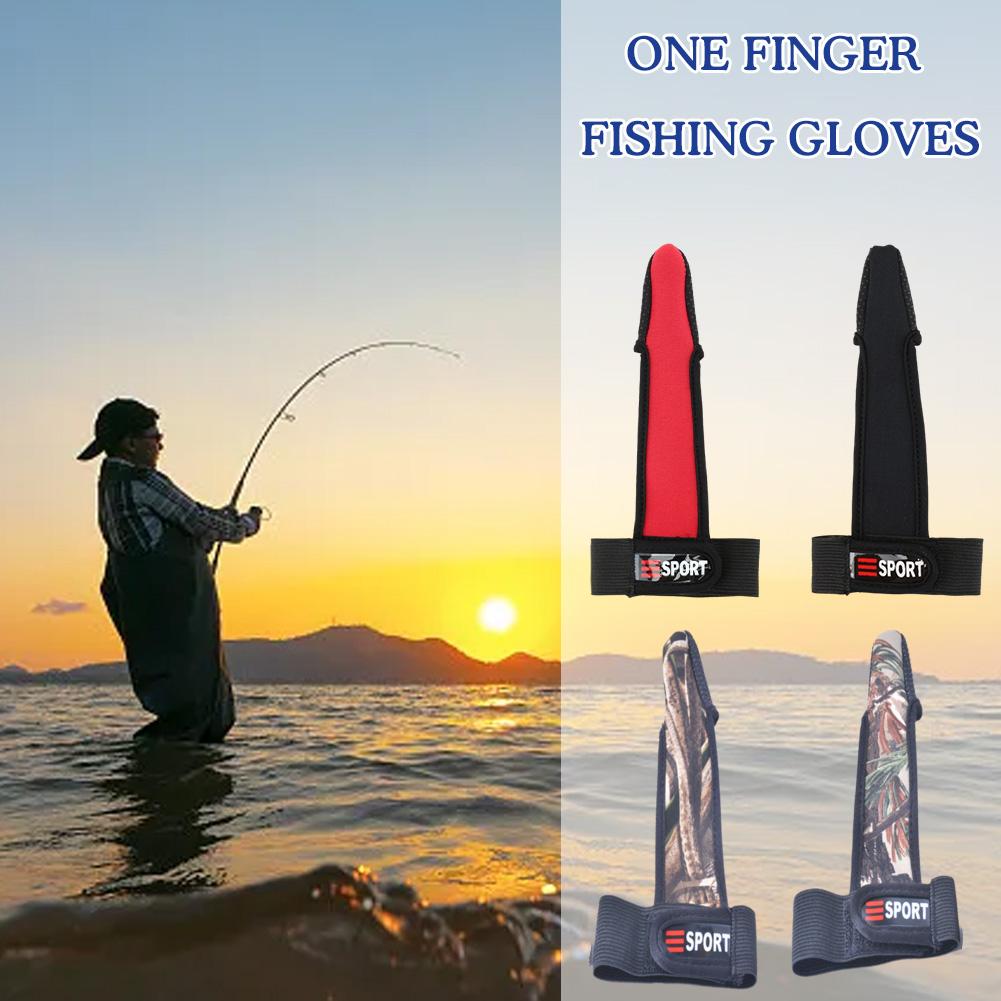 thumbnail image 4 of Wartleves Guante de dedo para pesca, surf, casting, antideslizante, palma protectora, talla M, pesca de peces, 4 of 7