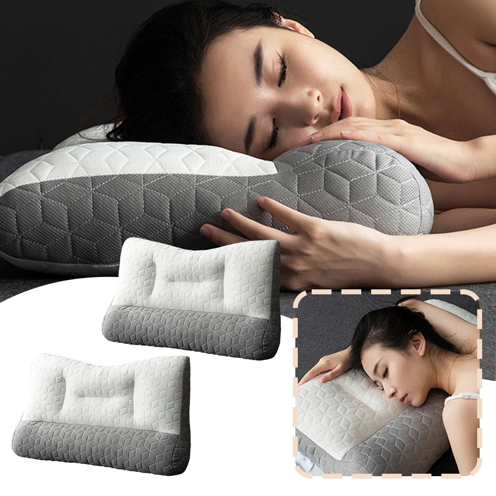 thumbnail image 2 of Ruifaya Almohada ergonómica para dormir profundamente Proease de JHIALG, almohada Proease para apnea del sueño, almohada Proease para dormir profundamente, almohada ortopédica cervical Proease, 2 of 7