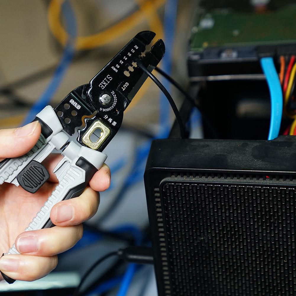 thumbnail image 3 of Wartleves Alicates de electricista para cortar cables eléctricos de alta resistencia, pelacables en caliente Y4 H9T4 ✨/, 3 of 7