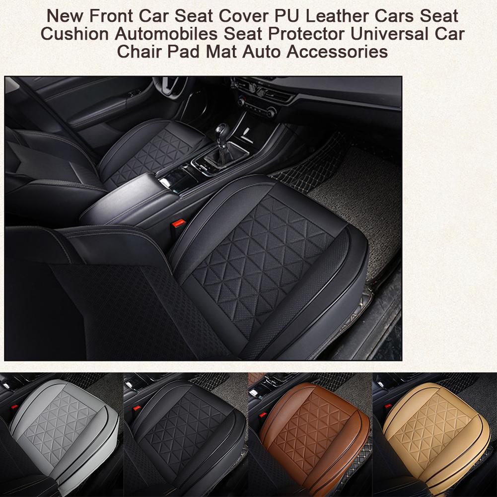 thumbnail image 2 of Wartleves Funda de asiento de coche de piel sintética, cojín para asiento de coche, protector de asiento de automóvil, bonito E6, 2 of 7