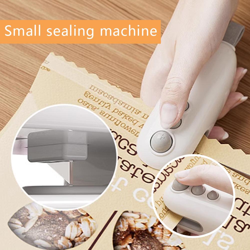 thumbnail image 4 of SGACAI Mini sellador de bolsas, sellador de bolsas 2 en 1, sellador térmico con cortador, resellador de bolsas portátil de mano para máquina de bolsas de papas fritas, bolsas de plástico, 4 of 7