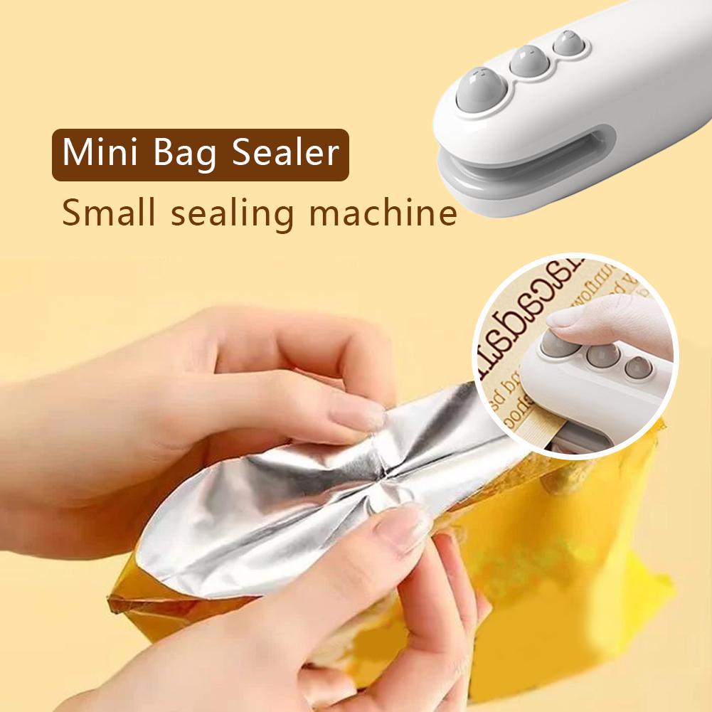 thumbnail image 2 of SGACAI Mini sellador de bolsas, sellador de bolsas 2 en 1, sellador térmico con cortador, resellador de bolsas portátil de mano para máquina de bolsas de papas fritas, bolsas de plástico, 2 of 7