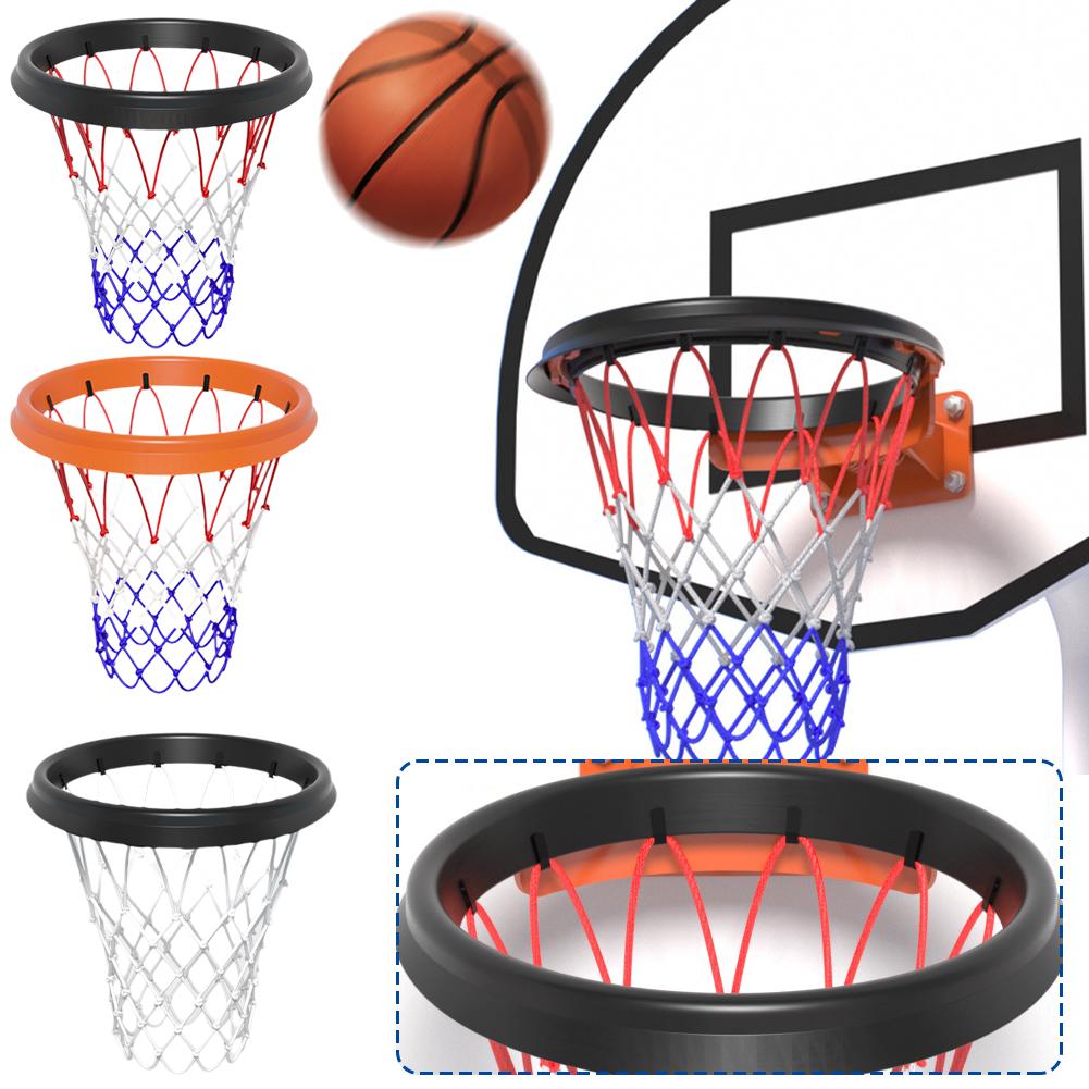 thumbnail image 3 of Ruifaya Red de baloncesto portátil para interior y exterior, red de aro de baloncesto, sistema de lanzamiento y fijación de aro sin marco de fácil instalación, liviana, 3 of 7