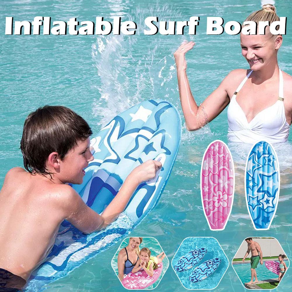 thumbnail image 2 of SGACAI Tabla de surf inflable Tabla de surf larga Inflable Gran fiesta en la piscina AU, 2 of 7