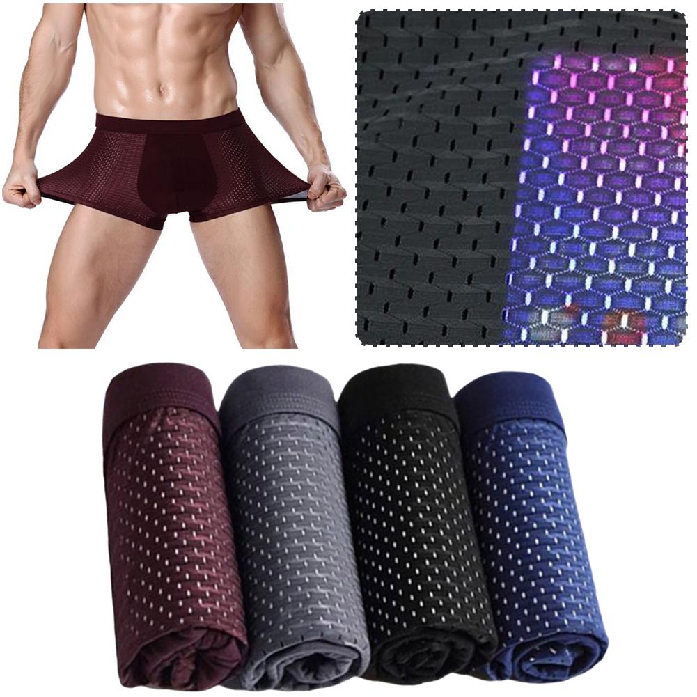 thumbnail image 2 of Ruifaya Calzoncillos tipo bóxer de bambú Drop Daddy, calzoncillos tipo bóxer de bambú Box Hero para hombre, pantalones cortos para todo el día, 2 of 7