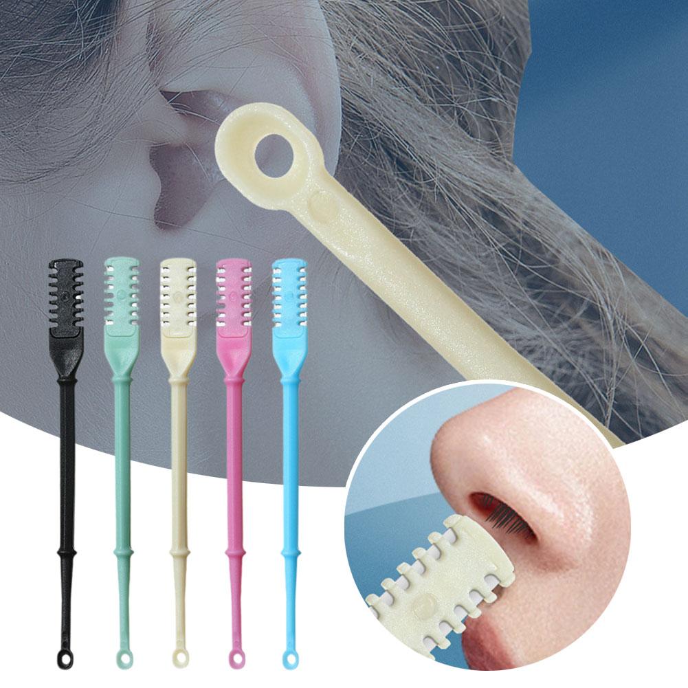 thumbnail image 2 of Wartleves Cuchillo para vello nasal de doble cara, recortador manual de vello nasal giratorio de 360 grados, 2 of 7