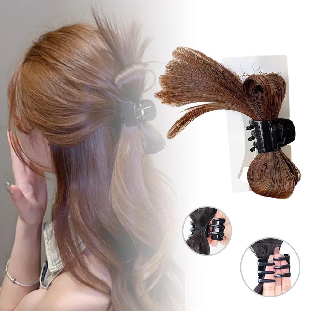thumbnail image 3 of Wartleves Pinza para cola de caballo alta para mujer Pinza para el pelo semiatada Pinza para el pelo con forma de tiburón Nueva C2, 3 of 7