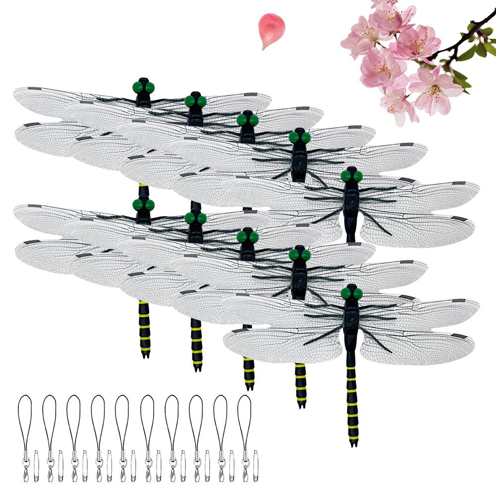 thumbnail image 5 of Wartleves Adorno repelente de mosquitos con forma de libélula de simulación, modelo H, 1-10 unidades, 5 of 7