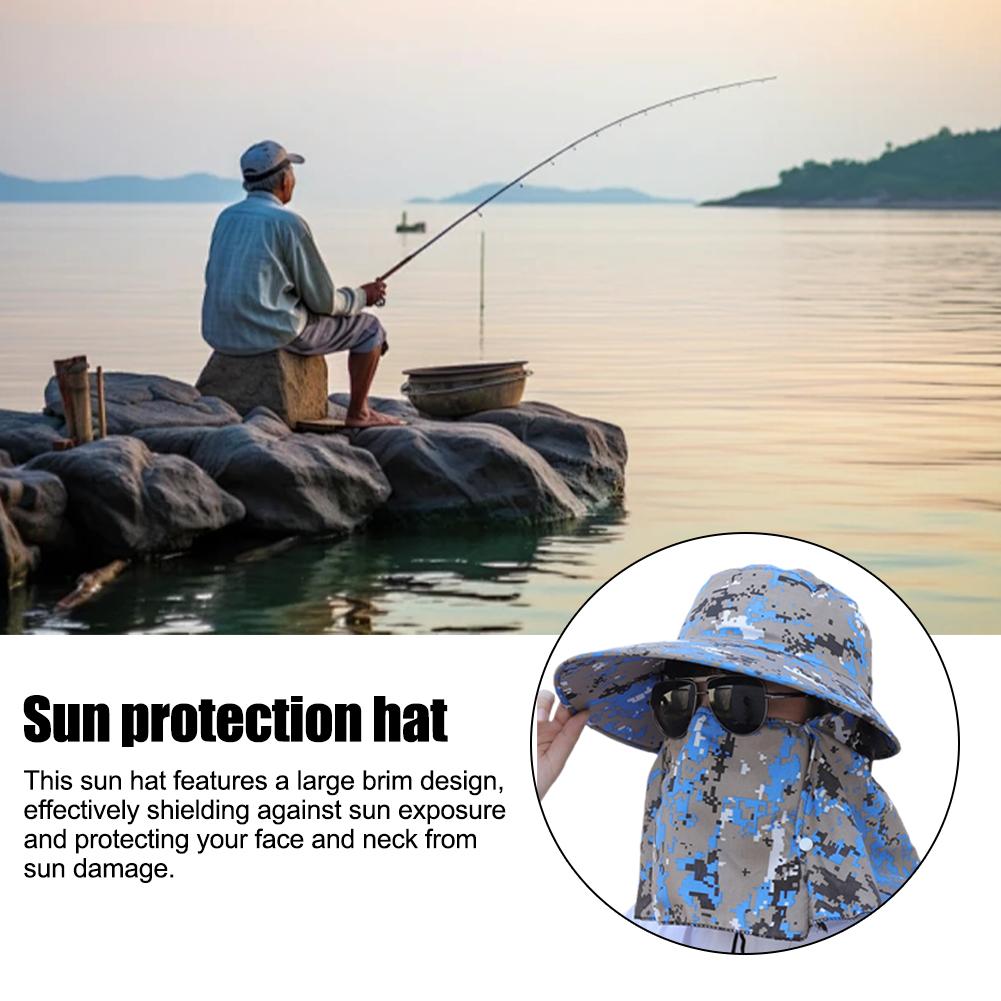 thumbnail image 4 of Wartleves Sombrero de protección solar Sombrero de sol para montañismo al aire libre con protección solar Lote T9, 4 of 7