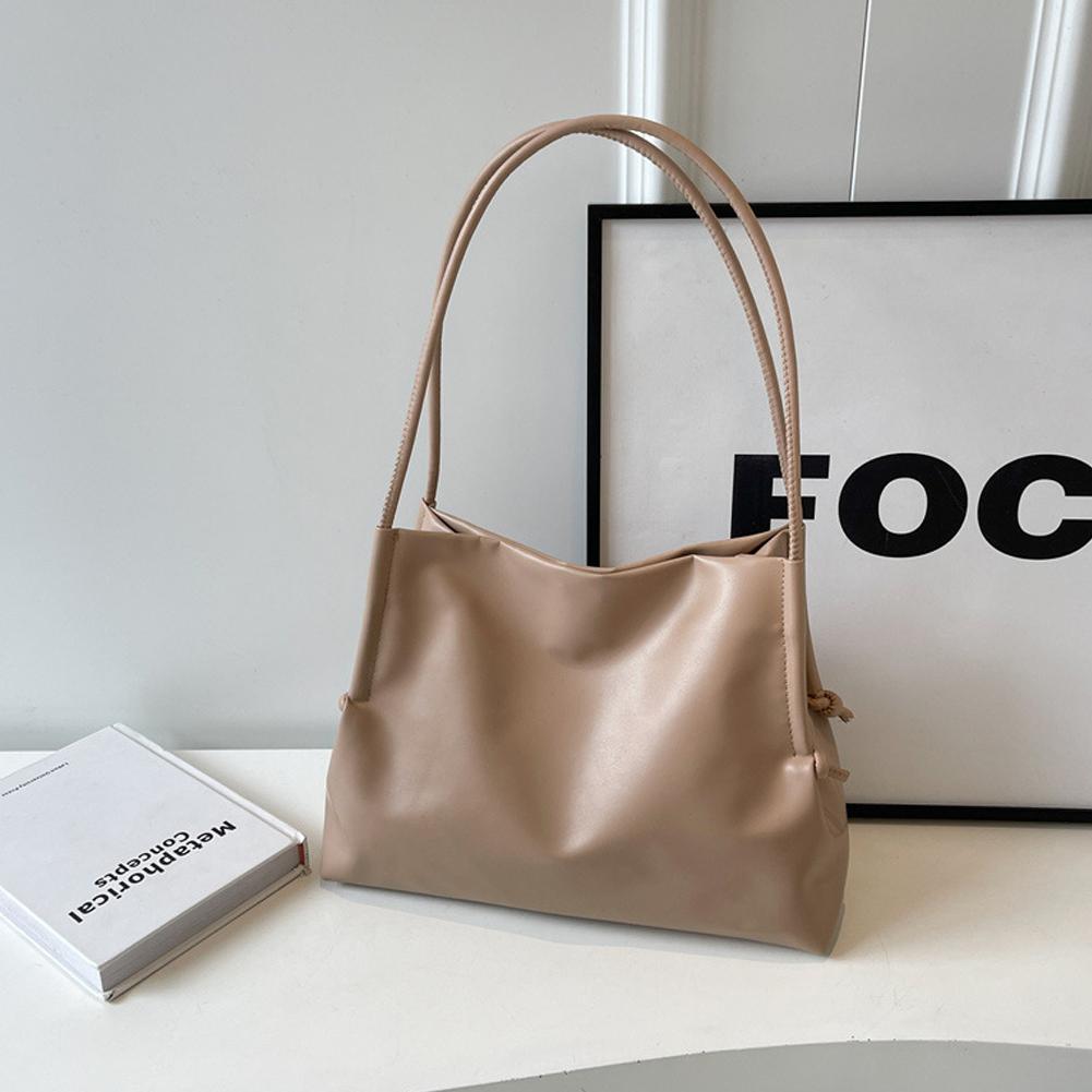 thumbnail image 4 of SGACAI Bolso de hombro para mujer, bolso de mano suave, sencillo, para debajo del brazo, bolso de viaje, 4 of 7