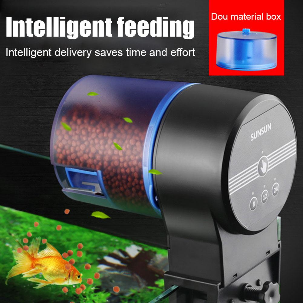 thumbnail image 2 of Ruifaya Alimentador automático ajustable para peces, alimentación automática de alimentos para tanque de acuario р., 2 of 7