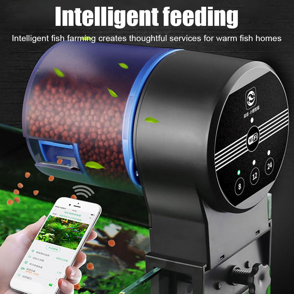 thumbnail image 3 of Ruifaya Alimentador automático ajustable para peces, alimentación automática de alimentos para tanque de acuario р., 3 of 7