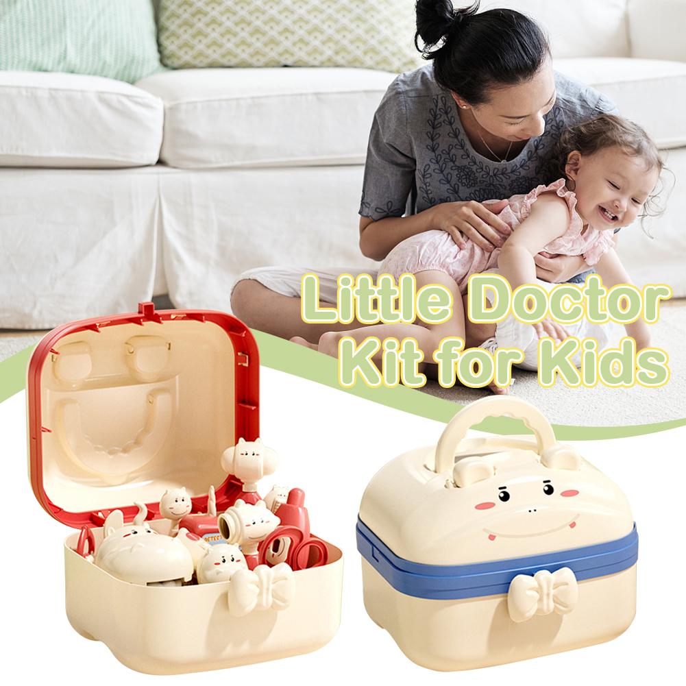 thumbnail image 3 of Wartleves Lindo kit de médico, juguetes, juego de rol educativo, juego de simulación, juguete para niños NG Heat, 3 of 7