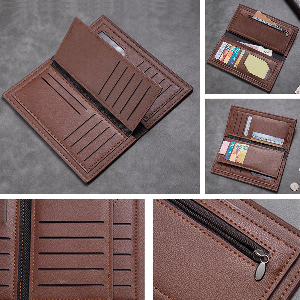 thumbnail image 3 of SGACAI Cartera larga para hombre Gran capacidad y múltiples ranuras para tarjetas., 3 of 7