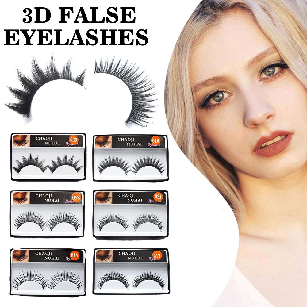 thumbnail image 5 of Ruifaya Pestañas postizas 3D Extensión tupida natural Pestañas suaves negras Cosméticos Prof, 5 of 7
