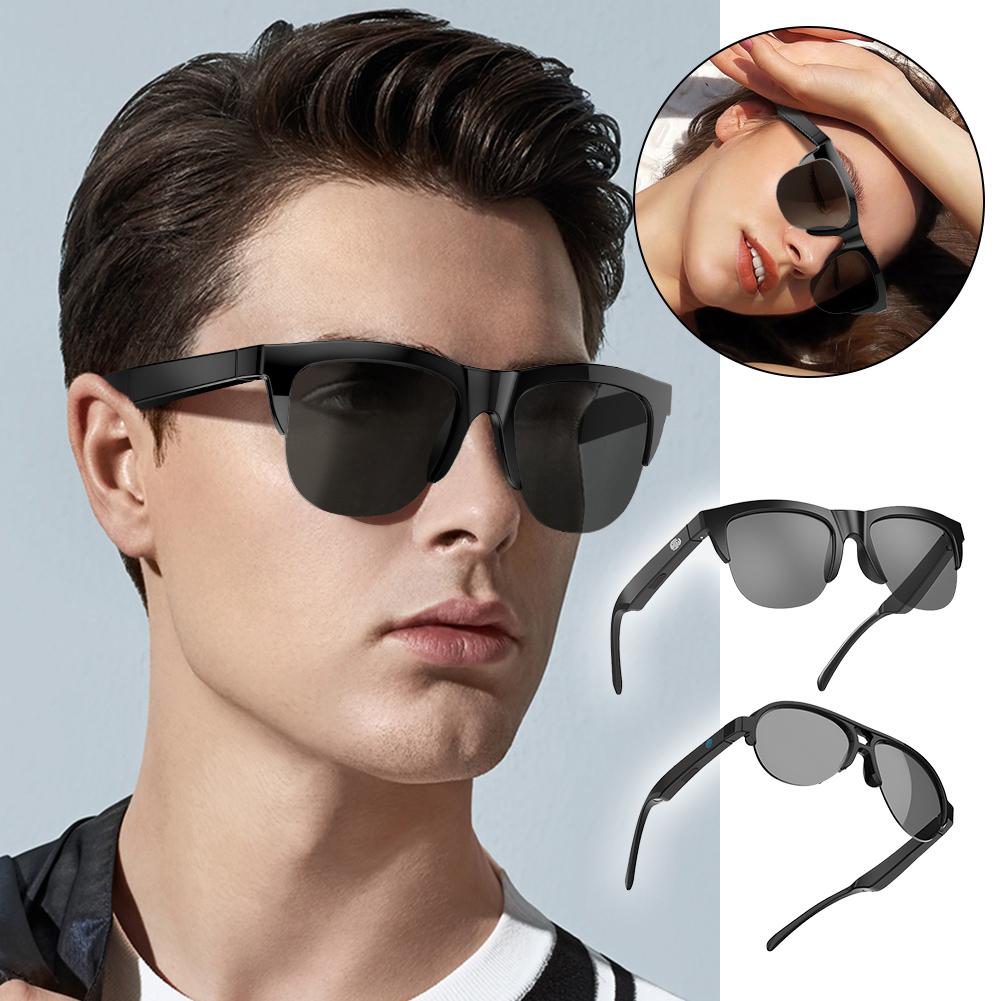 thumbnail image 2 of SGACAI Gafas de sol inteligentes con Bluetooth, tecnología de conducción, color negro, para deportes al aire libre, G3, 2 of 7