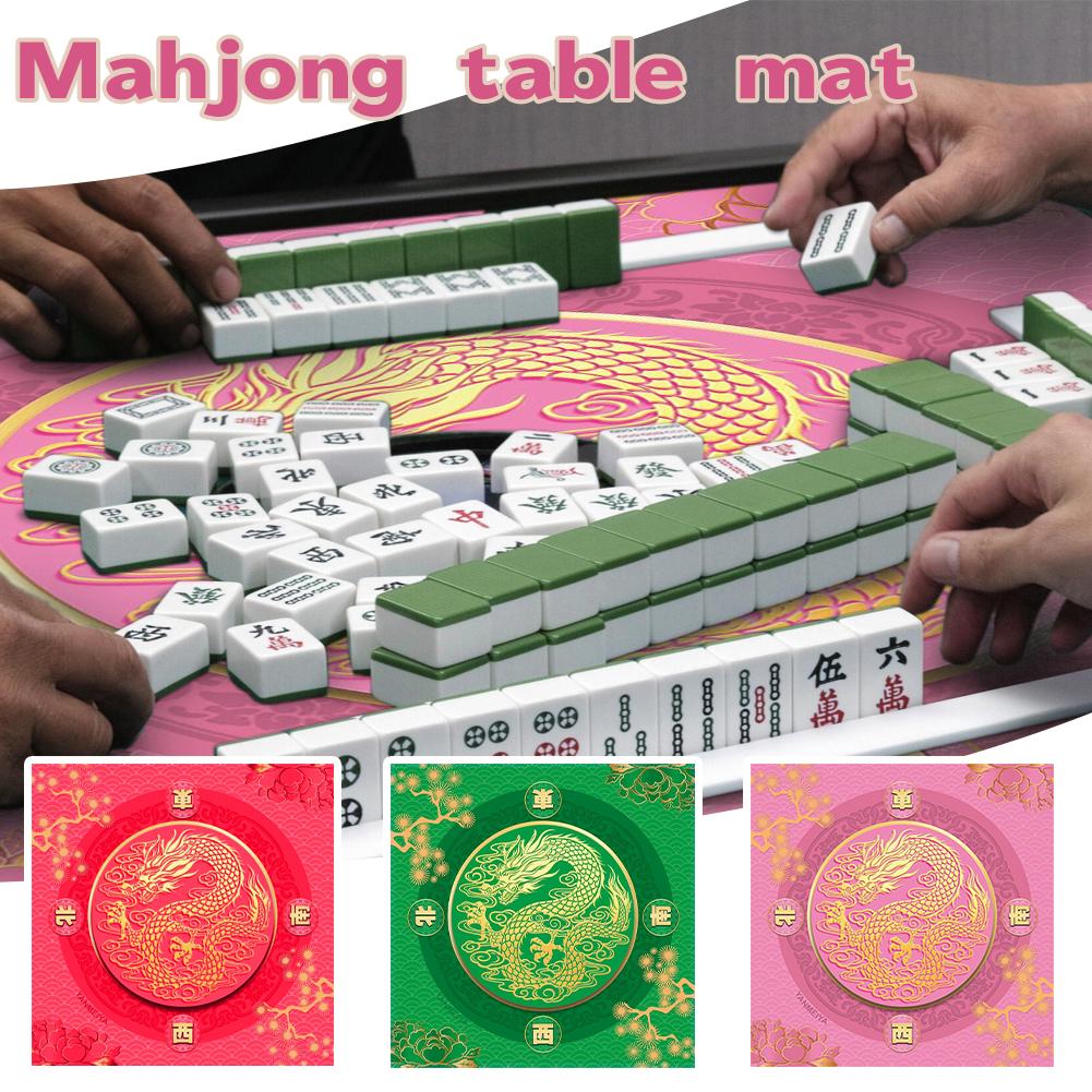 thumbnail image 3 of Ruifaya Alfombrilla de Mahjong antideslizante con reducción de ruido para mesa de juego de mesa, 3 of 7
