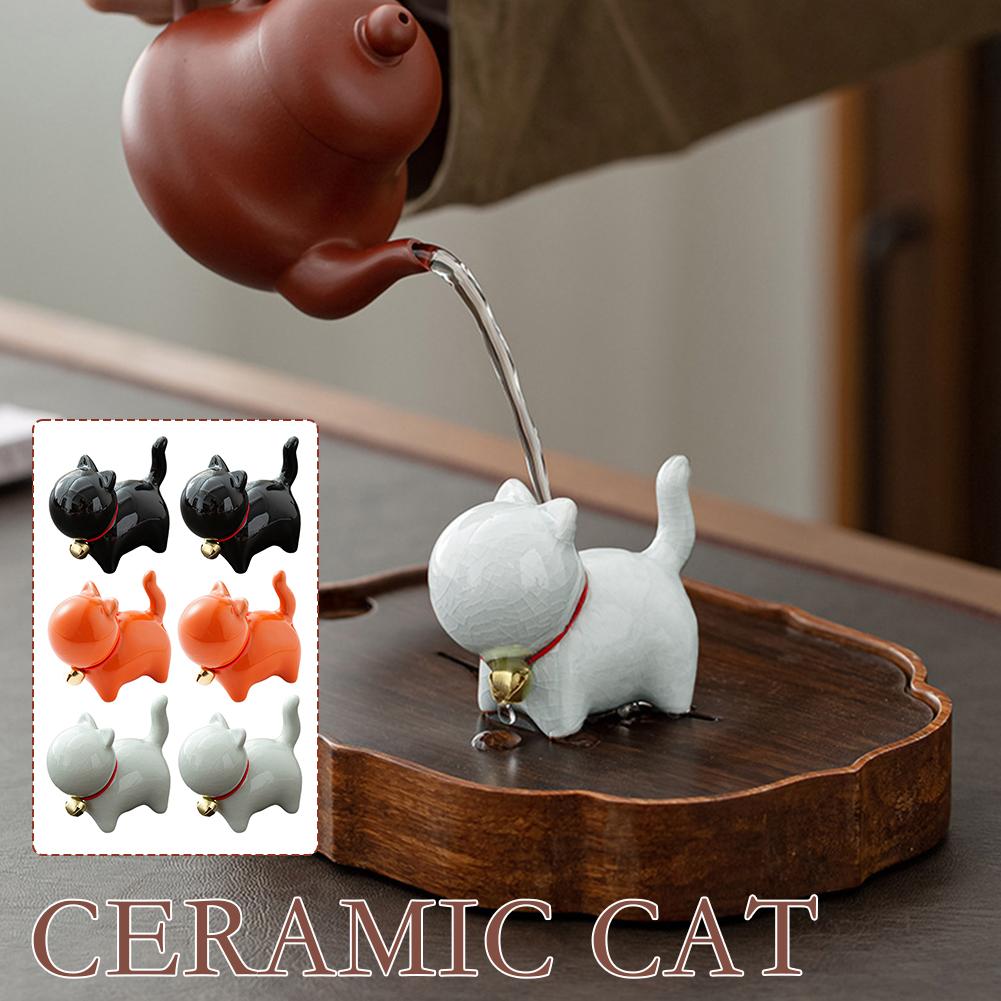 thumbnail image 5 of SGACAI Tapas decorativas para pernos de inodoro para gatos, tapas de inodoro de cerámica con forma de rana para gatos D59C, 5 of 7