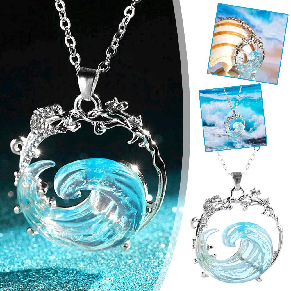 thumbnail image 2 of SGACAI Collar Pendientes Juramento del Océano Joyas C ot FAST, 2 of 7