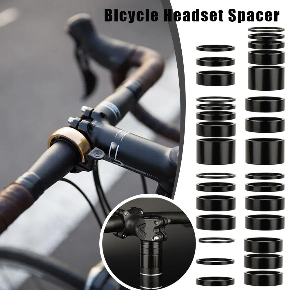 thumbnail image 3 of Wartleves Espaciador de dirección de bicicleta Arandelas de horquilla delantera de bicicleta Aleación Práctica Más reciente, 3 of 7