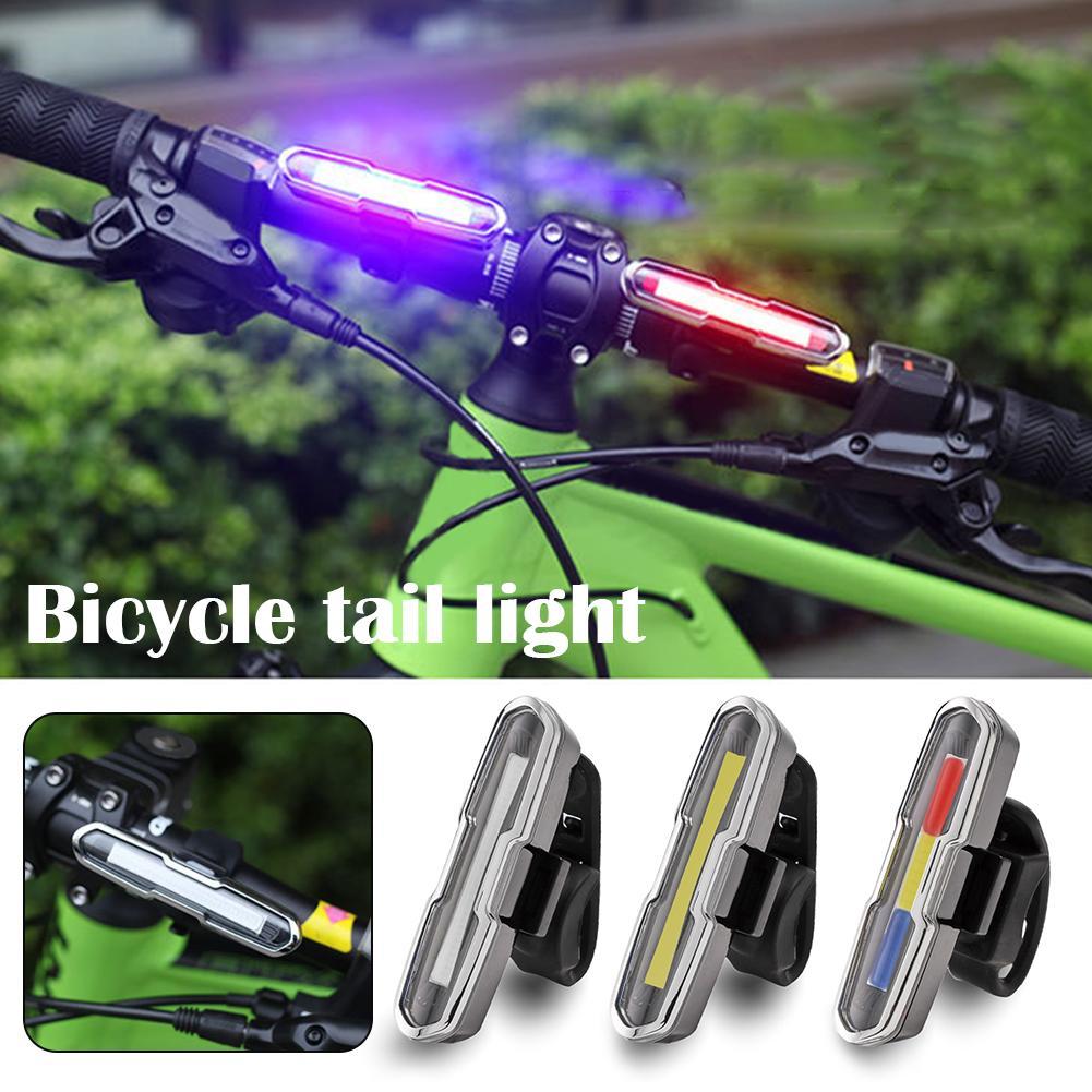 thumbnail image 3 of Wartleves Luz trasera para bicicleta COB LED recargable por USB, advertencia para ciclismo de montaña, 3 of 7