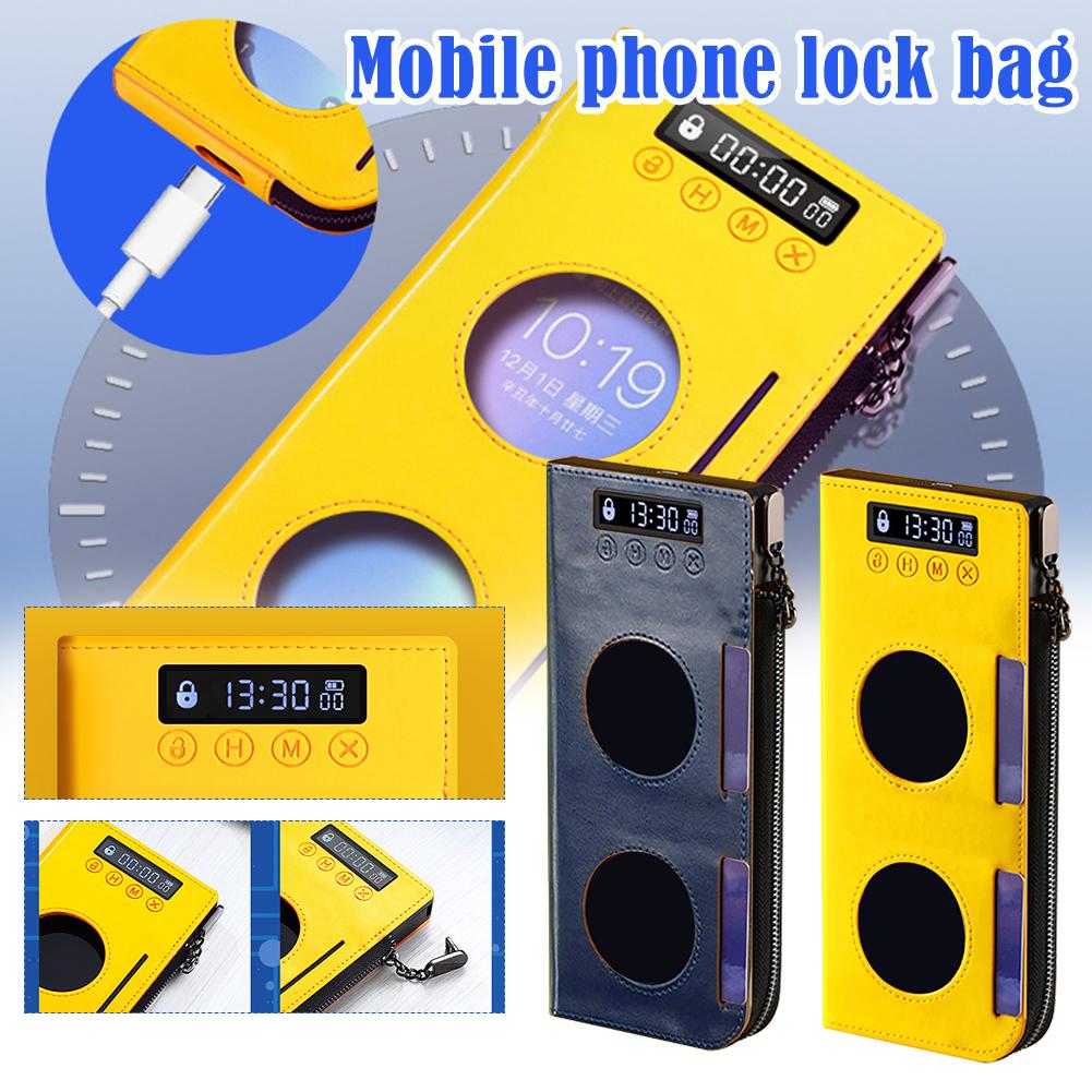 thumbnail image 2 of Wartleves Caja de seguridad para teléfono móvil con temporizador, caja de seguridad para teléfono móvil, ayuda al aprendizajeÐσ, 2 of 7