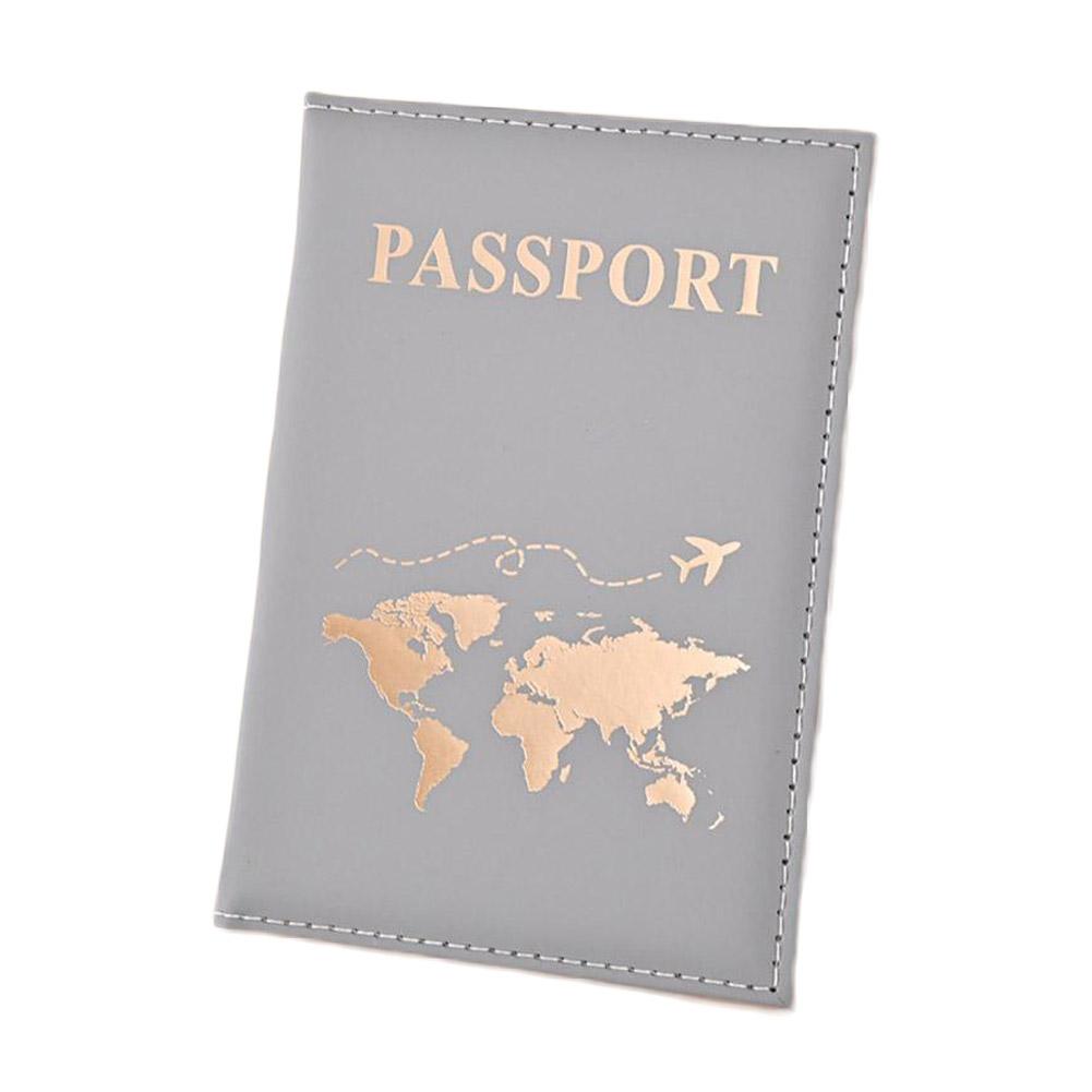 thumbnail image 5 of Ruifaya Funda de pasaporte unisex de piel sintética para viajes, nueva T3, 5 of 7