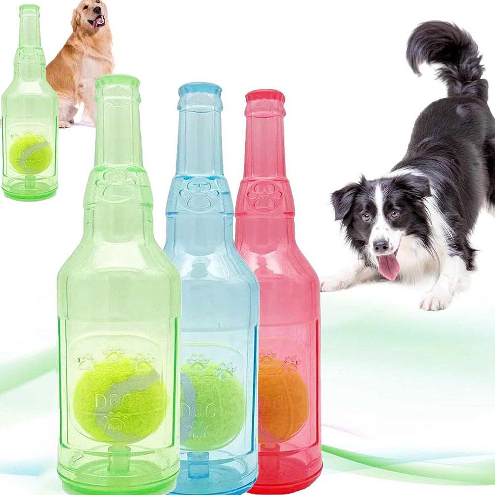 thumbnail image 3 of Wartleves Juguetes con forma de botella, juguetes con forma de botella para perros, juguetes masticables con forma de botella para perros, juguetes con forma de botella de agua и∫, 3 of 7