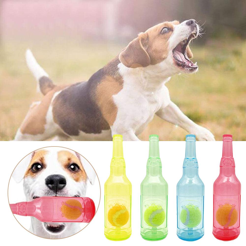 thumbnail image 2 of Wartleves Juguetes con forma de botella, juguetes con forma de botella para perros, juguetes masticables con forma de botella para perros, juguetes con forma de botella de agua и∫, 2 of 7