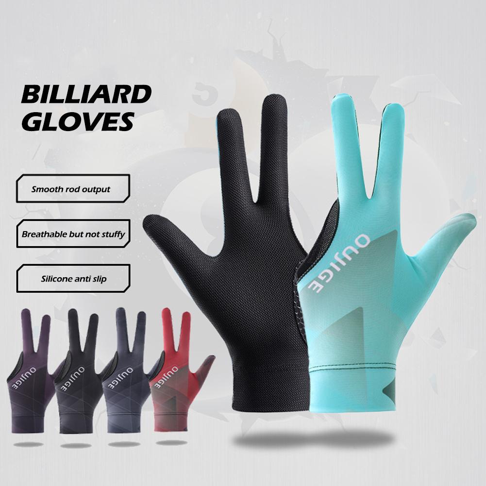 thumbnail image 3 of Ruifaya Guantes de billar de 3 dedos, antideslizantes, suaves y transpirables, D3P7 9CS8, 3 of 7