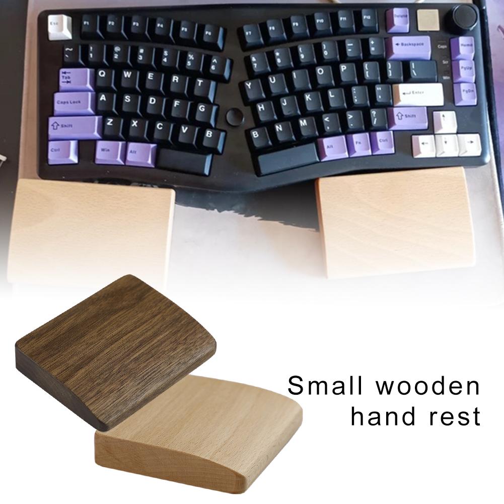 thumbnail image 3 of Wartleves Holz Handgelenk Pad Tastatur Handgelenk Rest Gaming Tastatur Han ωм, 3 of 7