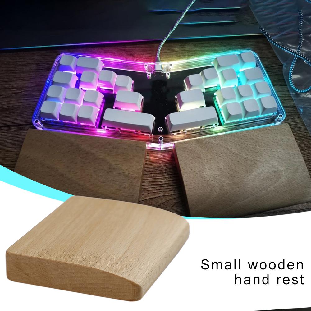 thumbnail image 2 of Wartleves Holz Handgelenk Pad Tastatur Handgelenk Rest Gaming Tastatur Han ωм, 2 of 7