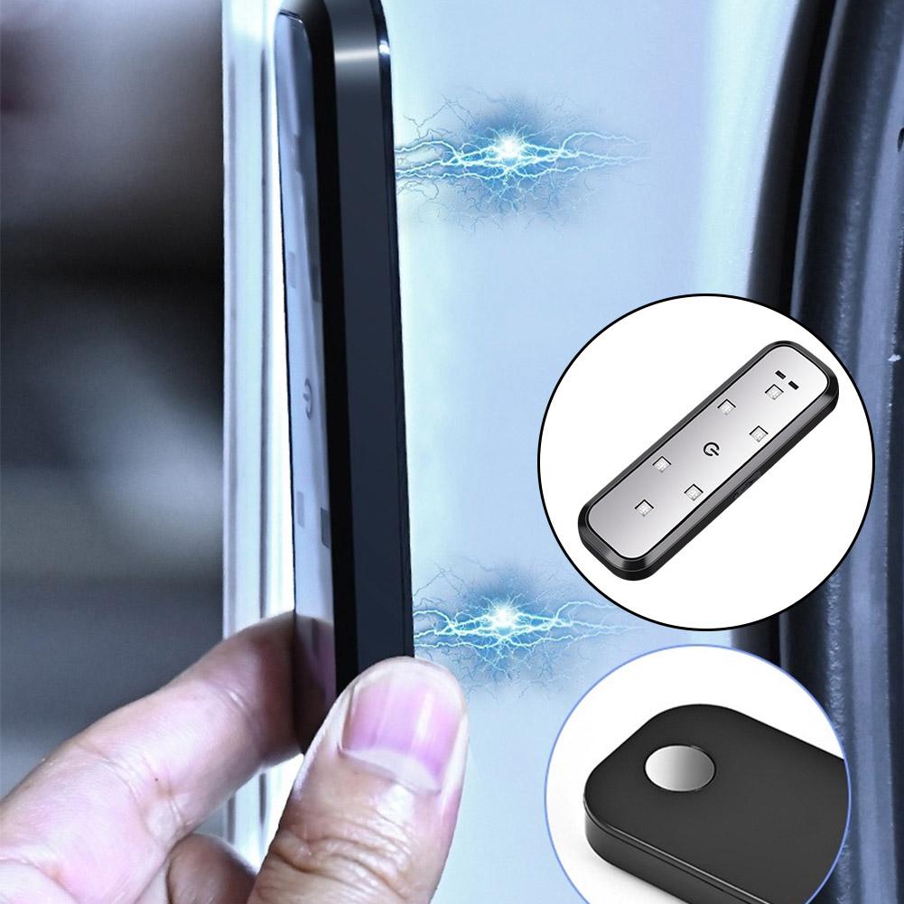 thumbnail image 3 of SGACAI Luz de puerta de coche LED magnética Lámpara de bienvenida para puerta de coche Luz de advertencia de inducción USB, 3 of 7
