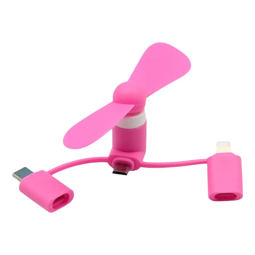 thumbnail image 4 of Ruifaya Ventilador USB portátil para teléfono móvil, enfriador, refrigeración para micro USB tipo C ∫г, 4 of 7