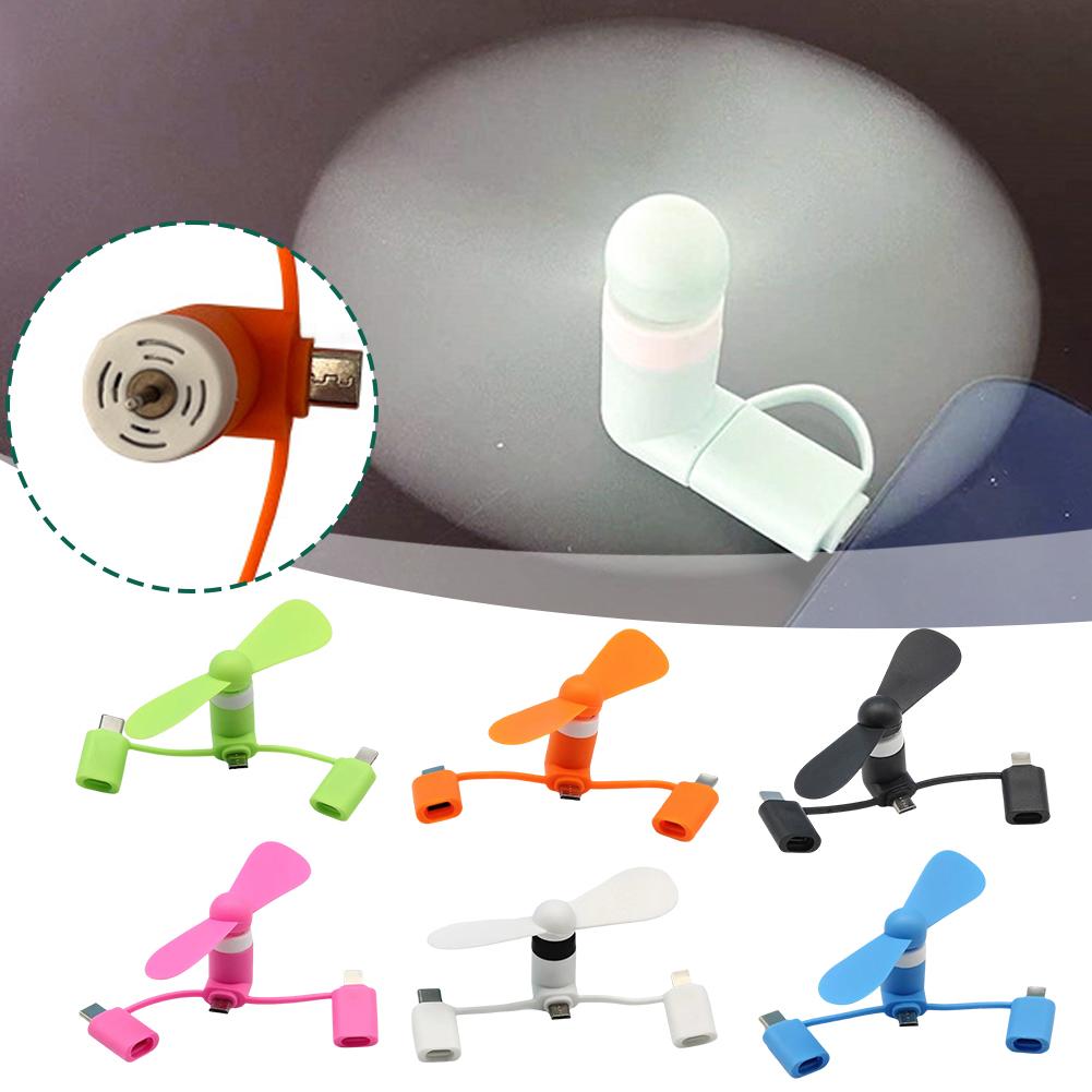 thumbnail image 3 of Ruifaya Ventilador USB portátil para teléfono móvil, enfriador, refrigeración para micro USB tipo C ∫г, 3 of 7