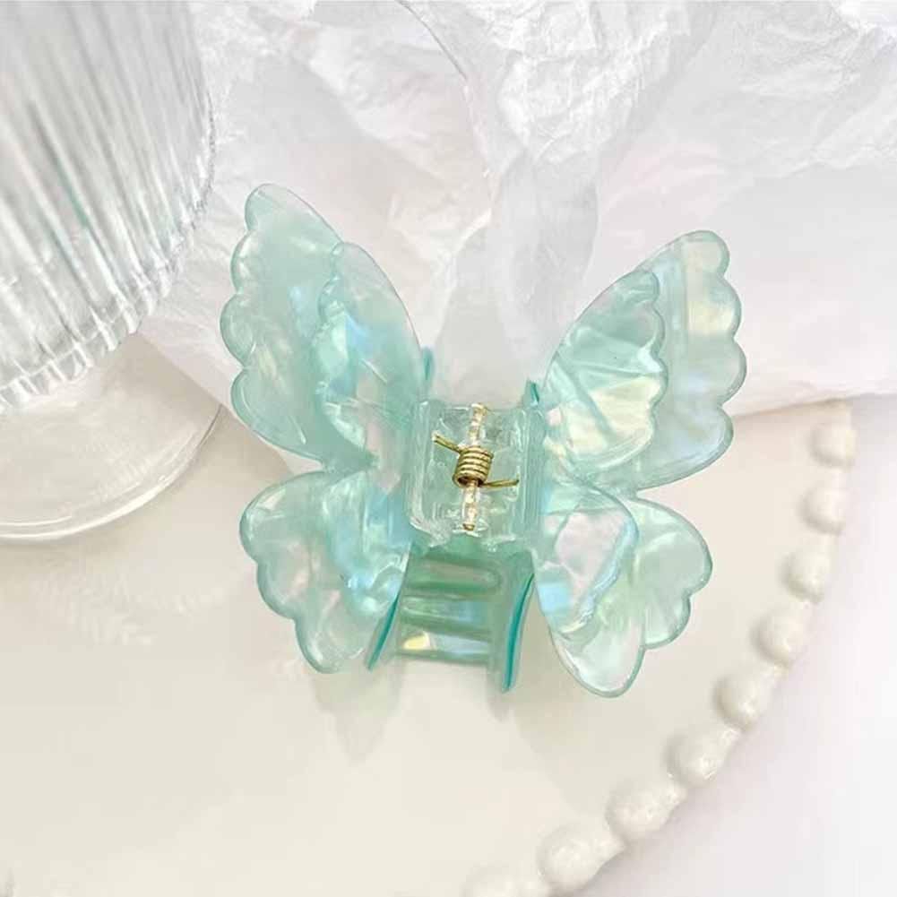 thumbnail image 4 of Ruifaya Fee Schmetterling Haar Klaue Acetat Krabben Haar flauschige süße Prinzessin Haa≮, 4 of 7