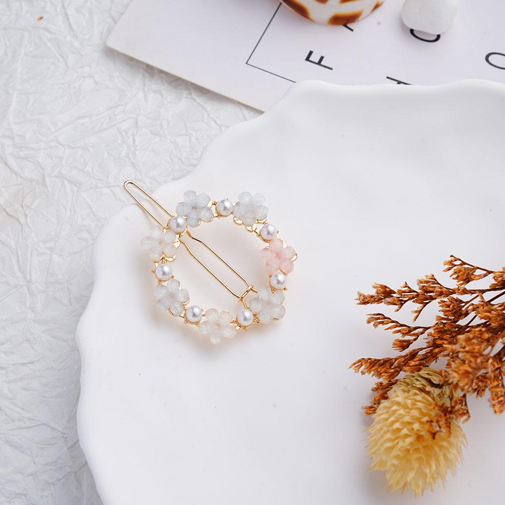 thumbnail image 2 of Ruifaya Pinza para el pelo con perlas, bonita horquilla para mujer, con forma de flor, luna y corazón, para tocado λ∫ иб, 2 of 7