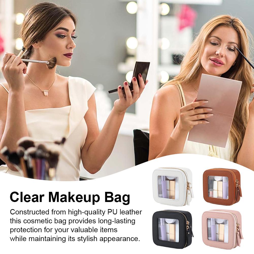 thumbnail image 2 of SGACAI Bolsa de maquillaje transparente | Mini bolsa de maquillaje | Bolsa de maquillaje pequeña / Bolsa pequeña para cosméticos, 2 of 7