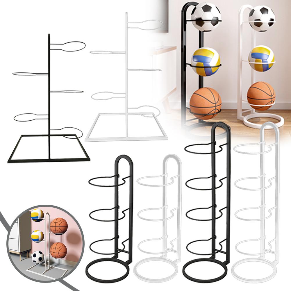 thumbnail image 3 of Wartleves Estante de almacenamiento de baloncesto para niños en el interior Canasta de almacenamiento de pelotas de fútbol para el hogar G4, 3 of 7