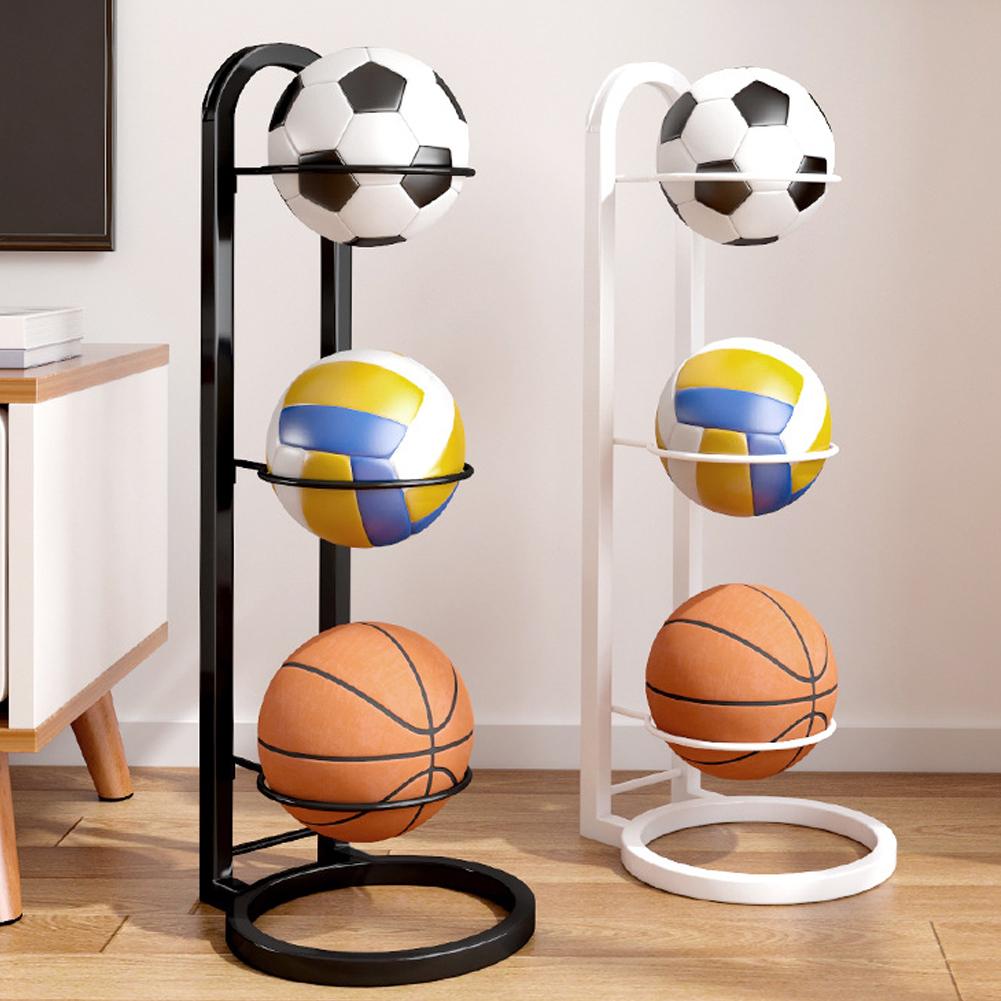 thumbnail image 2 of Wartleves Estante de almacenamiento de baloncesto para niños en el interior Canasta de almacenamiento de pelotas de fútbol para el hogar G4, 2 of 7
