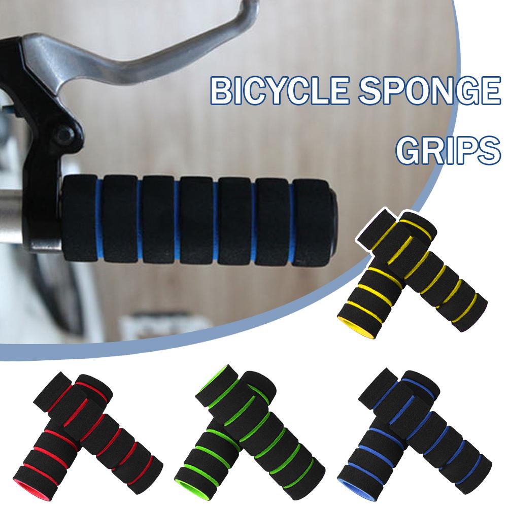 thumbnail image 2 of Wartleves Puños de manillar de bicicleta blanda Puños de mano Bicicletas Bicicletas de carretera Patinetes, 2 of 7