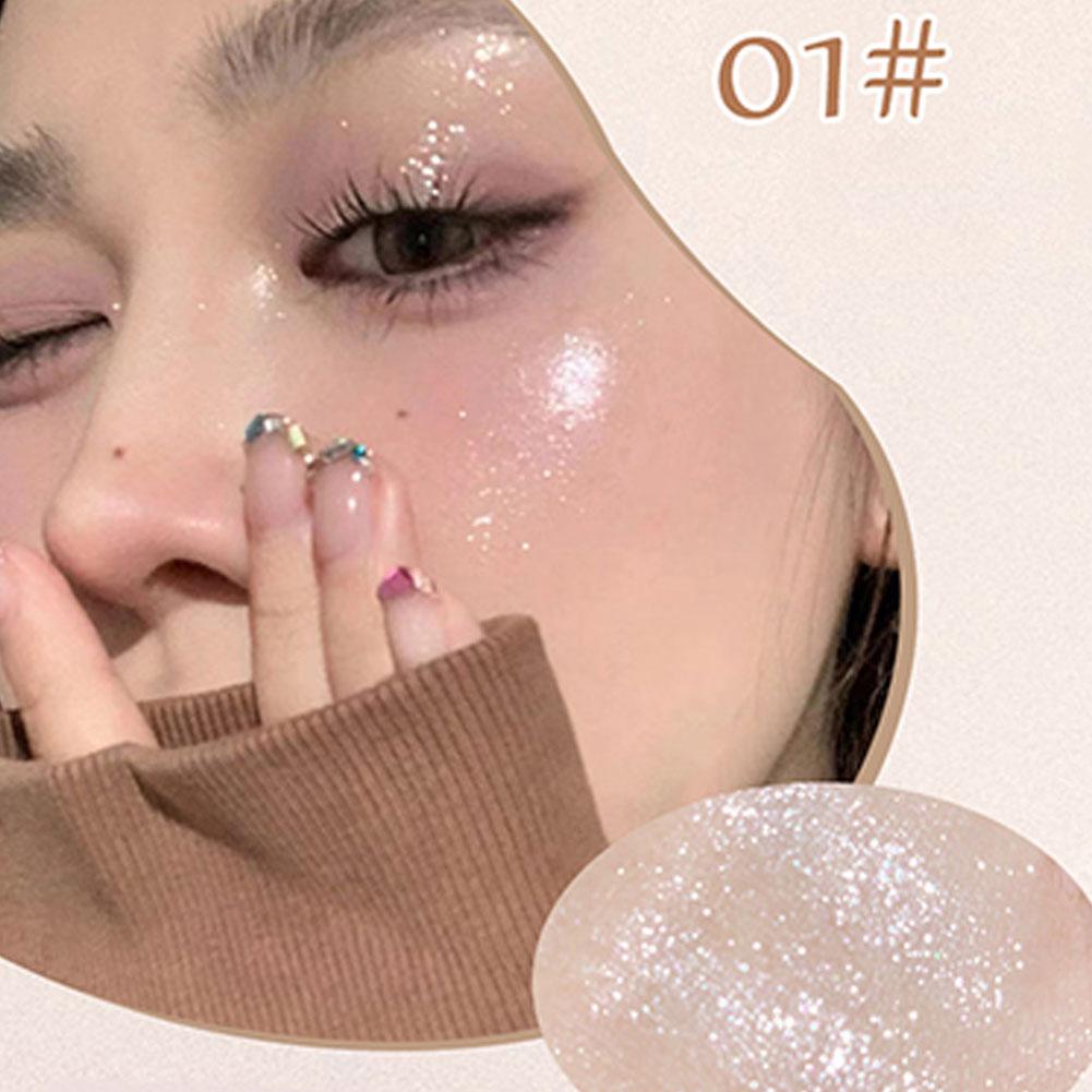 thumbnail image 2 of SGACAI Sombra de ojos Crystal brillante Super brillante Nacarado Resalte Maquillaje _д /λ )я, 2 of 7