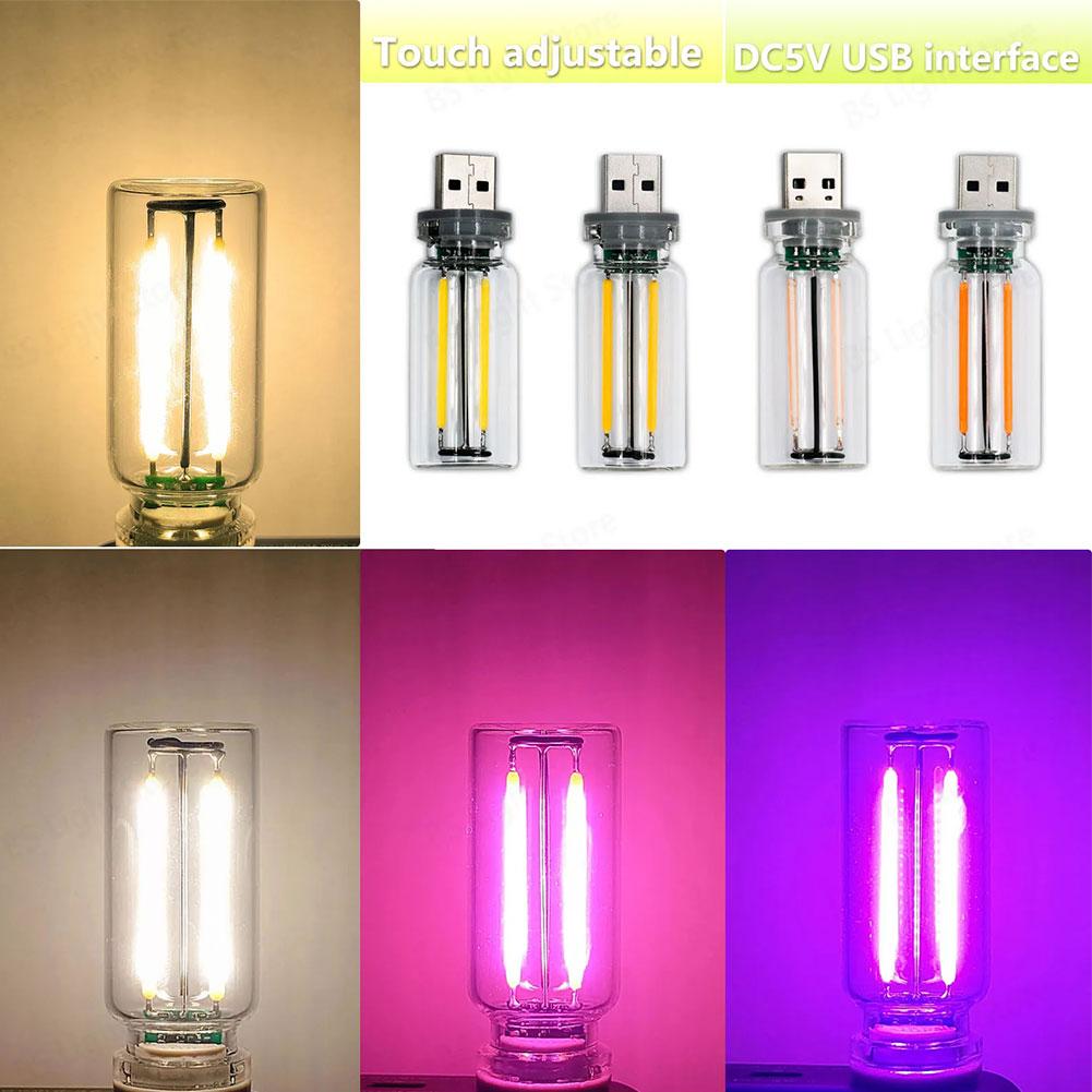 thumbnail image 2 of Wartleves Mini luz LED portátil de ambiente nocturno para automóvil con enchufe USB, lámpara de luces móviles J1, 2 of 7