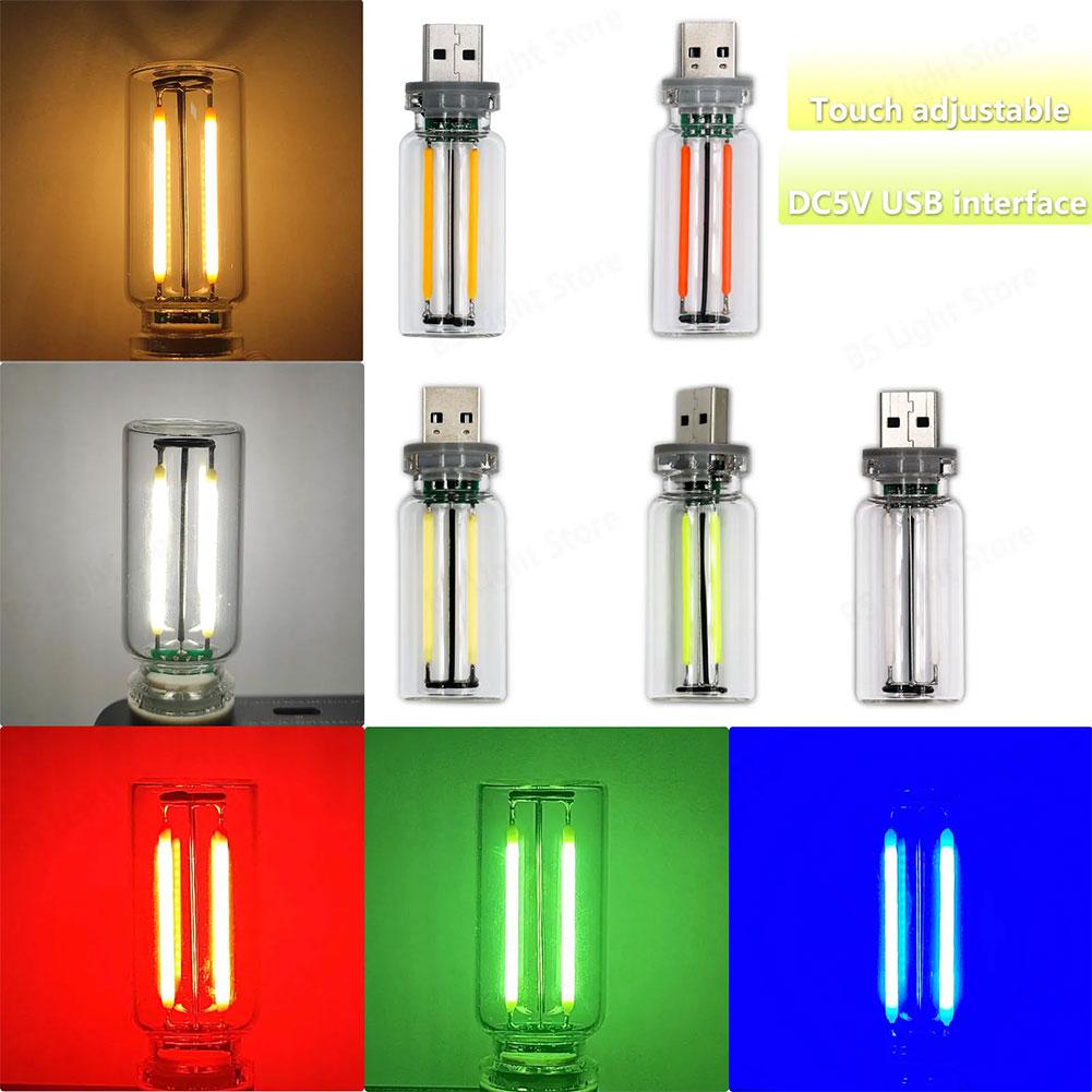 thumbnail image 5 of Wartleves Mini luz LED portátil de ambiente nocturno para automóvil con enchufe USB, lámpara de luces móviles J1, 5 of 7