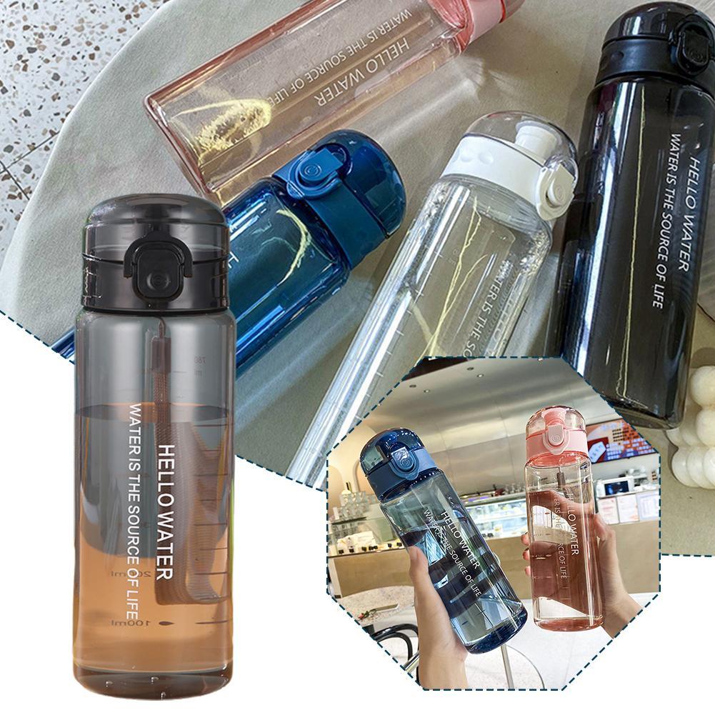 thumbnail image 2 of Ruifaya Tragbare Wasserflasche mit großem Fassungsvermögen, Trinkflasche mit Strohhalm ＞, 2 of 7